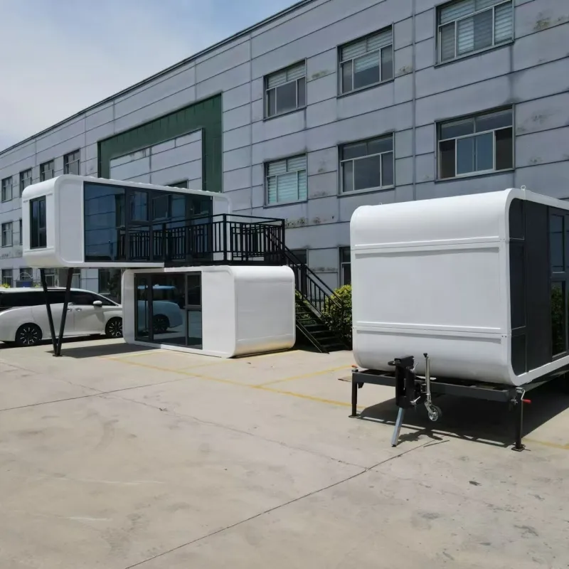 Container house delivery and installation photo area
